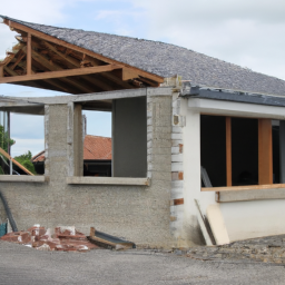 Extension de maison avec chambre d'amis Bergerac